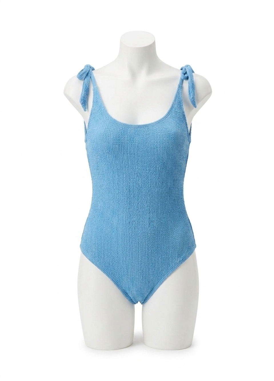 NEW HATCH the isola one piece maternity swimsuit in blue mini gingham